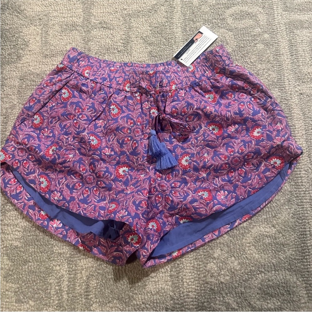 NWT Vineyard Vines Purple Floral Flowy Shorts | XS